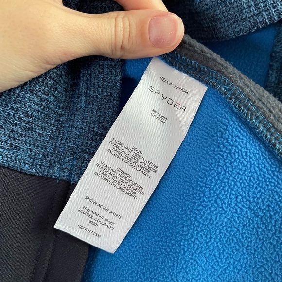 Spyder Outbound Half Zip Pull Over - M - Picture 4 of 7